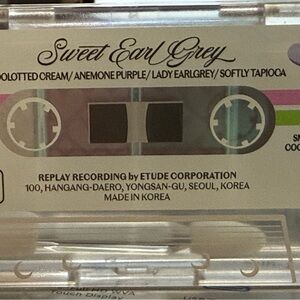 ETUDE Sweet Earl Grey Cassette Tape Color Eye No. #2   3.9g KOREAN